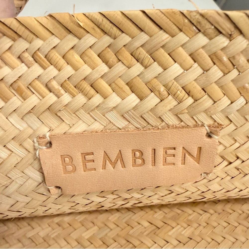Bembien Lola Woven Tote shoulder bag handcrafted NWT & Dustbag - Picture 7 of 13